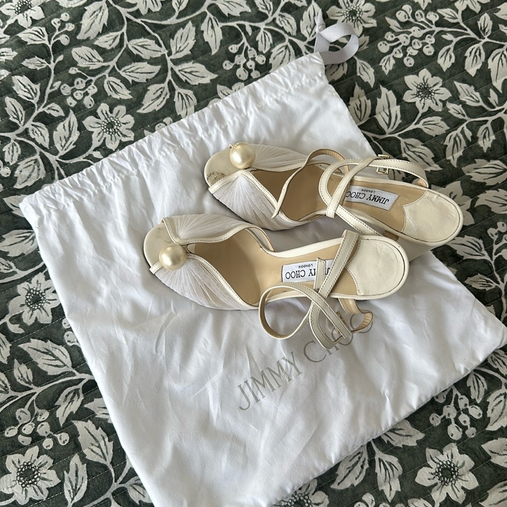 Jimmy Choo Sacaria 85MM Tulle Sandals